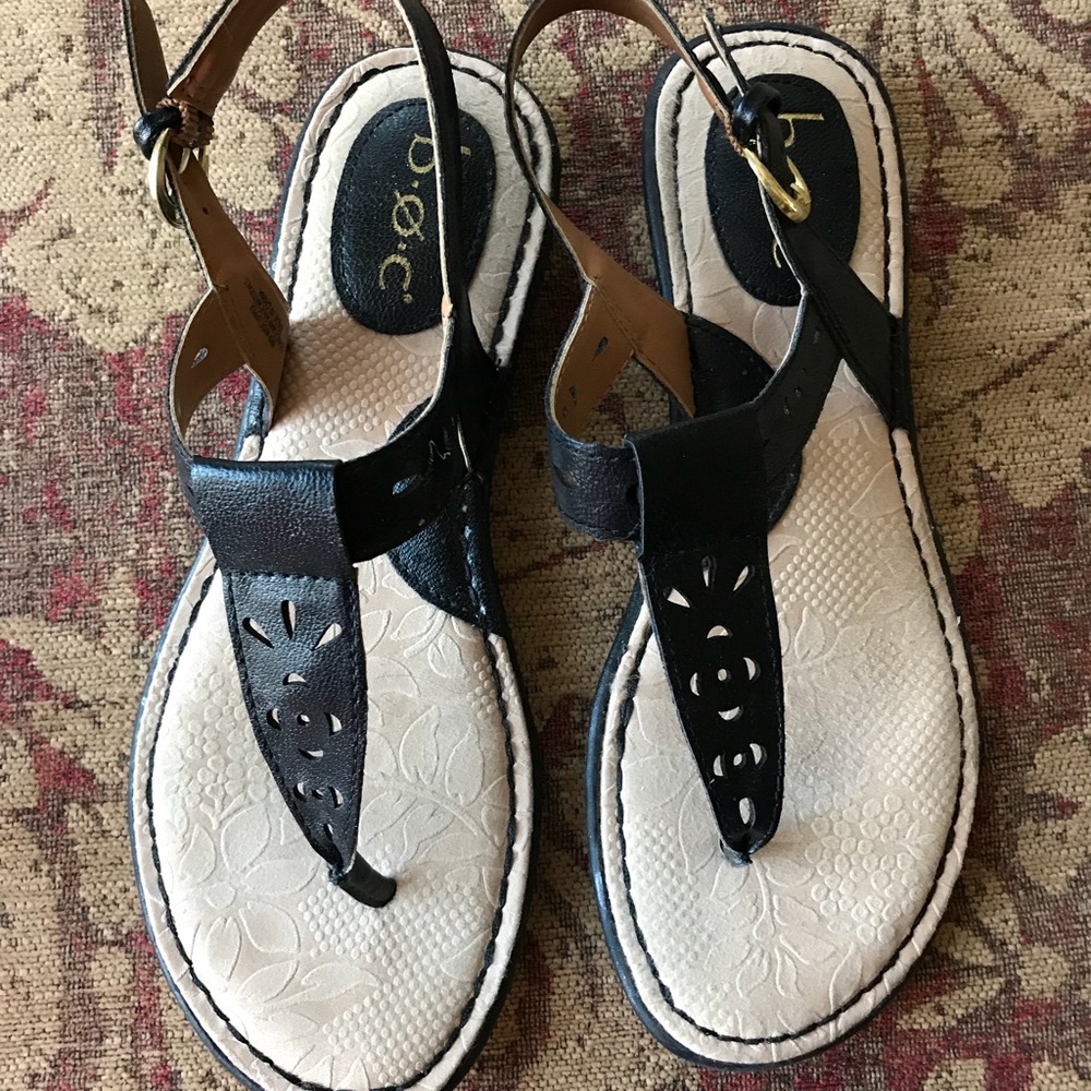 Black BOC sandals